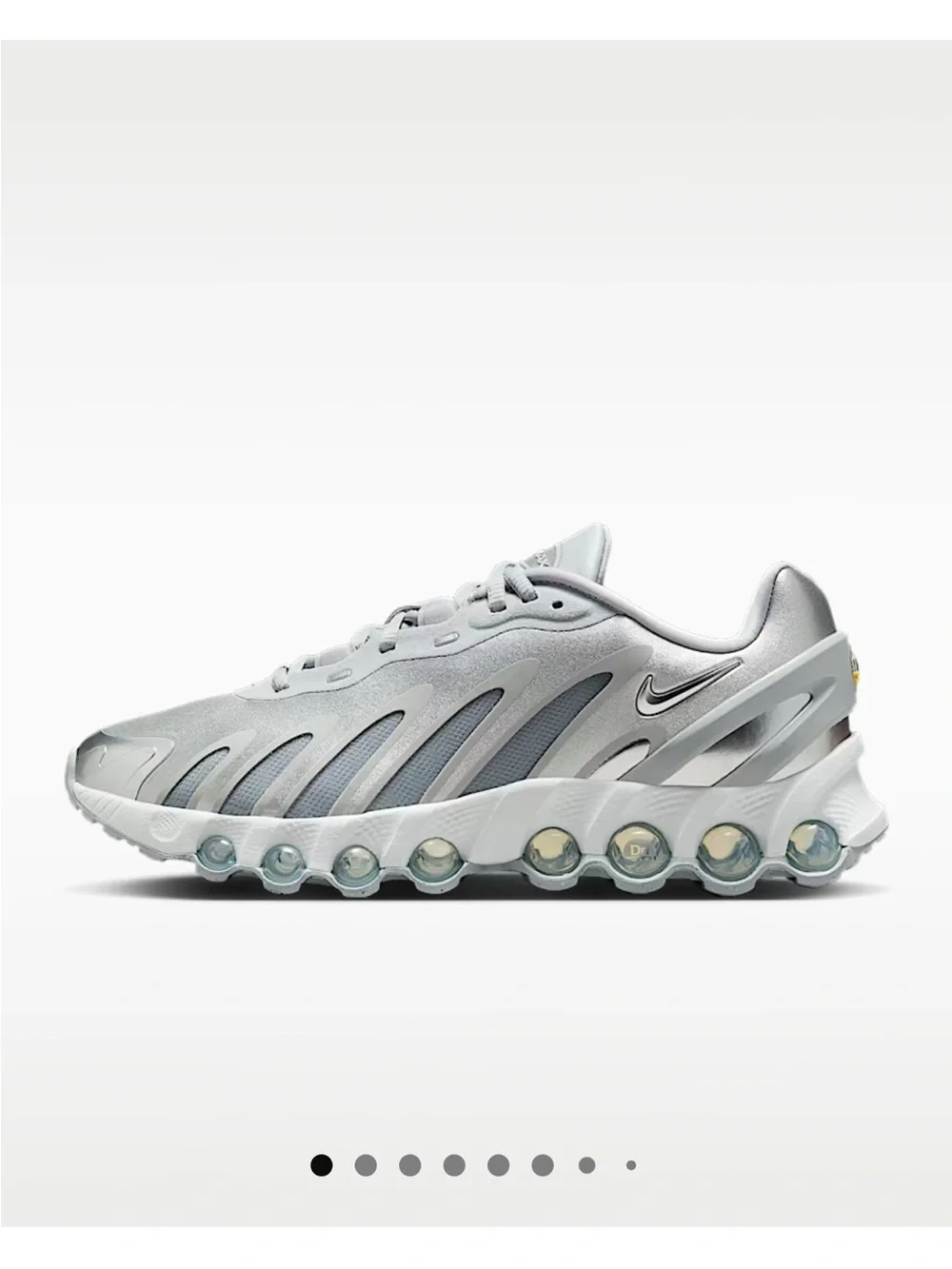 Nike Women’s Air Max DN8 Silver/Gray Lightweight Running Sneakers